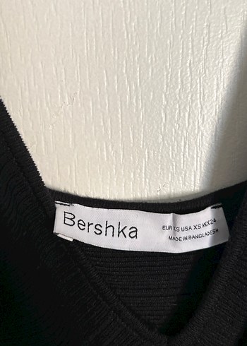Bershka siyah mini elbise