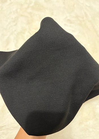 Diğer Siyah Kadın Kolsuz Mini Sweatshirt