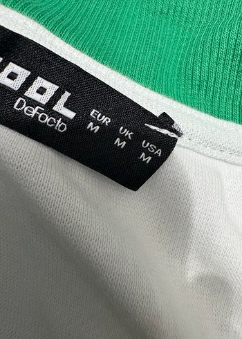 Yeşil Baskılı Defacto tenis bluz - Görsel 5