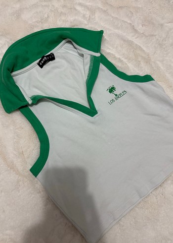 Yeşil Baskılı Defacto tenis bluz - Görsel 3