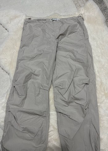 Bej Normcore Parachute Kot Pantolon S