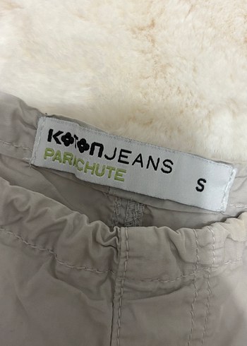 Bej Normcore Parachute Kot Pantolon S