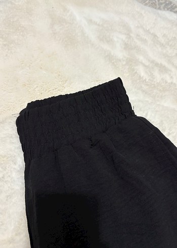 s Beden Siyah Rahat Kesim Kadın Kumaş Pantolon