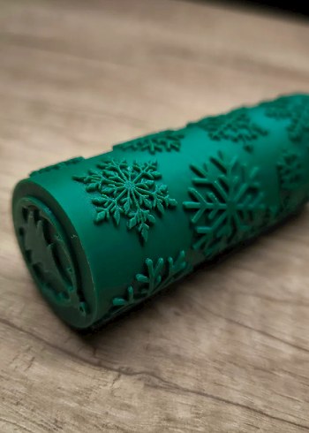 Renkli Kar Tanesi Desenli Tırnak Süsleme Rulosu - Görsel 2