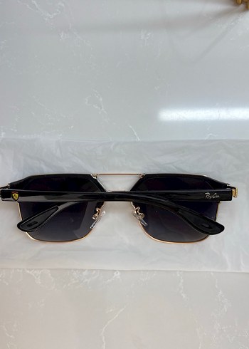 Erkek Siyah Parlak Klasik Güneş Gözlüğü - Görsel 4