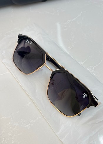 Erkek Siyah Parlak Klasik Güneş Gözlüğü - Görsel 2
