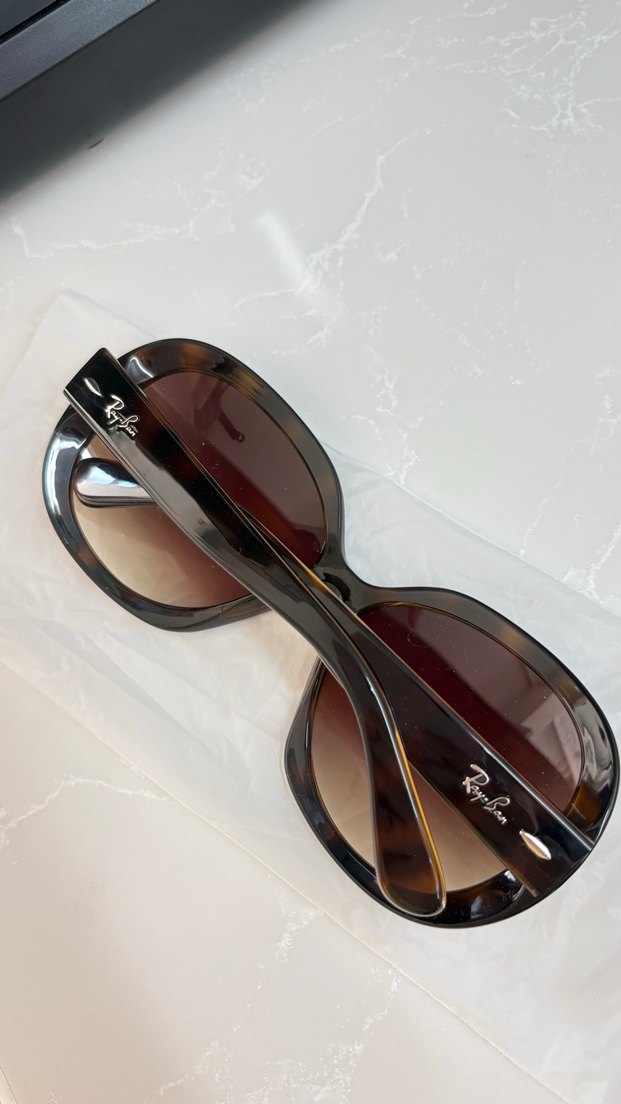 Kahverengi Şeffaf Kadın Güneş Gözlüğü - Görsel 4