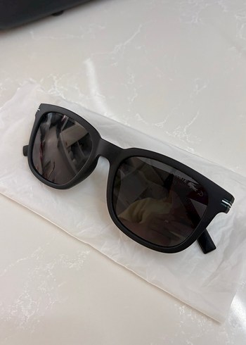 Lacoste Siyah Minimalist Erkek Güneş Gözlüğü - Görsel 4