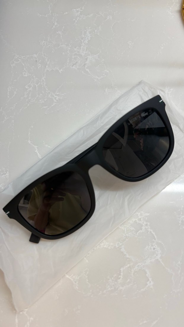 Lacoste Siyah Minimalist Erkek Güneş Gözlüğü - Görsel 3