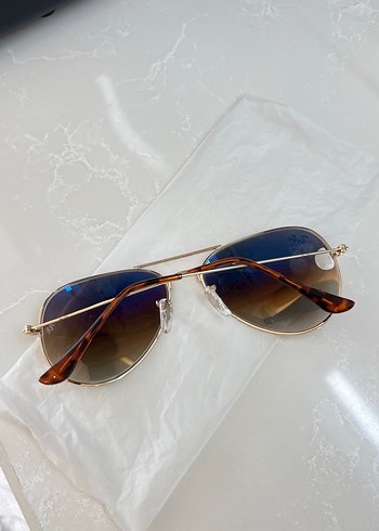 Bej Şeffaf Camlı Klasik Kadın Güneş Gözlüğü - Görsel 2