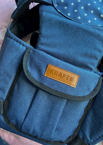 Kraft Lacivert Kraft Bebek Taşıyıcı-Kanguru