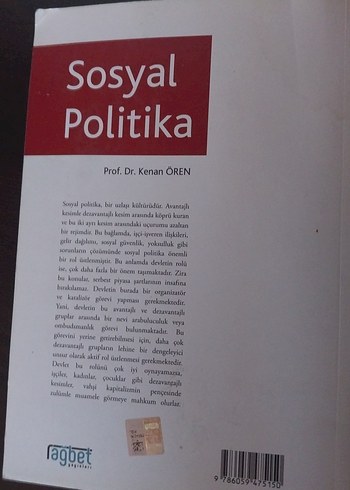 Beden Sosyal Politika Kitabı - Prof. Dr. Kenan ÖREN