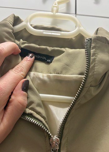 Kadın Bej Midi Peluş Ceket - Görsel 3