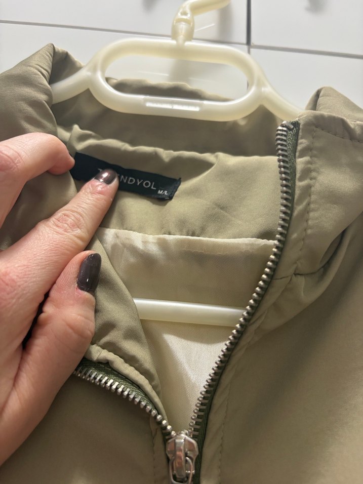 Kadın Bej Midi Peluş Ceket - Görsel 3