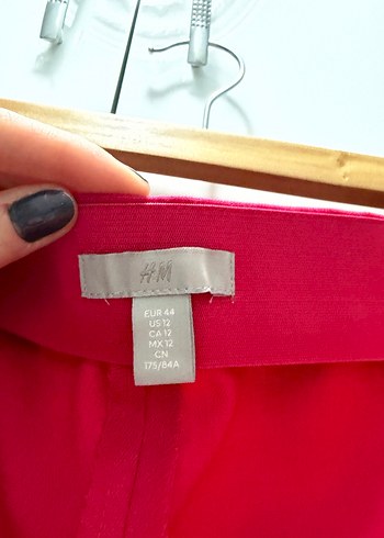 Pembe İspanyol Paça Kumaş Pantolon - Görsel 6