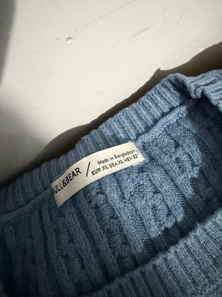 Mavi Kadın Kazak - Görsel 3