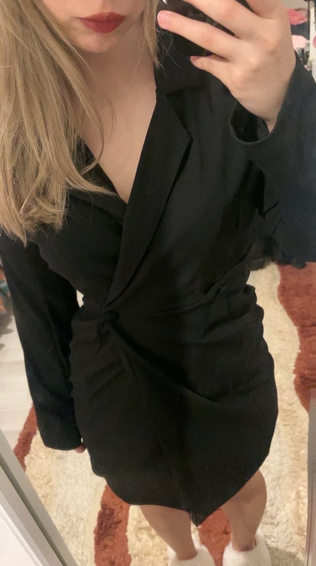 Ceket Görünümlü Midi Elbise - Görsel 2