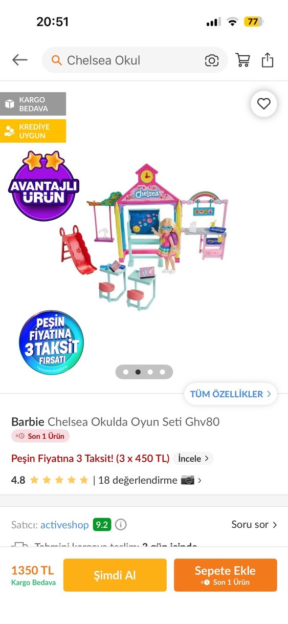 Chelsea Okulda Oyun Seti - Görsel 5