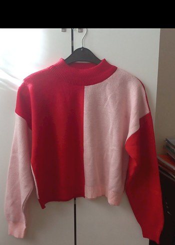 Kırmızı-Pembe Kadın Sweatshirt