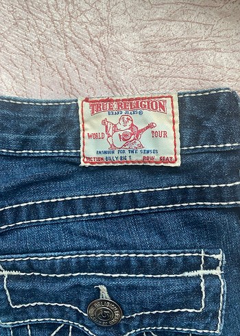 Nakışlı Lacivert Kadın Denim Pantolon - Görsel 3