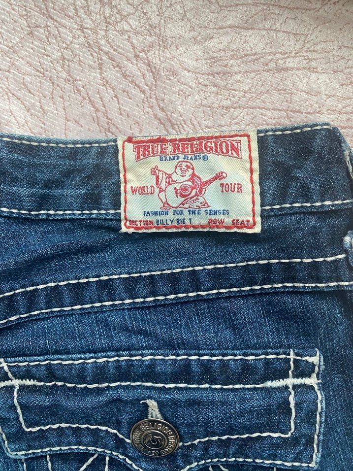 Nakışlı Lacivert Kadın Denim Pantolon - Görsel 3