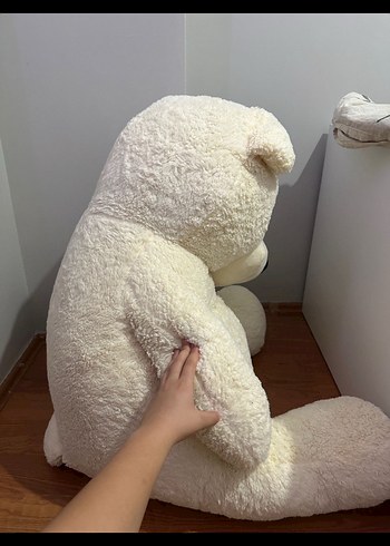 Beden Renk Beyaz Peluş Ayı Oyuncak