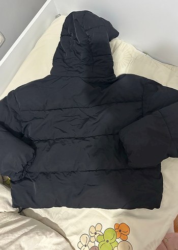 Koton Dik Yaka Siyah Kadın Kışlık Mont
