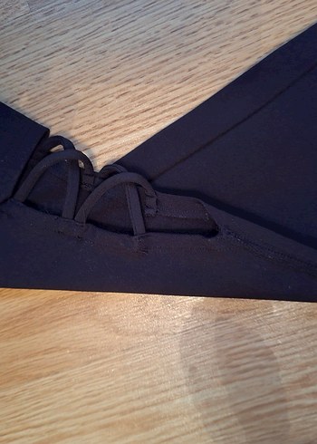 Kız Çocuk Siyah Elastik Tayt - Görsel 2