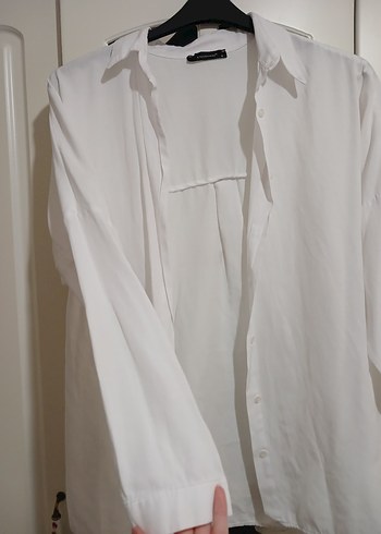 Beyaz Yaka Kadın Gömleği - Görsel 5