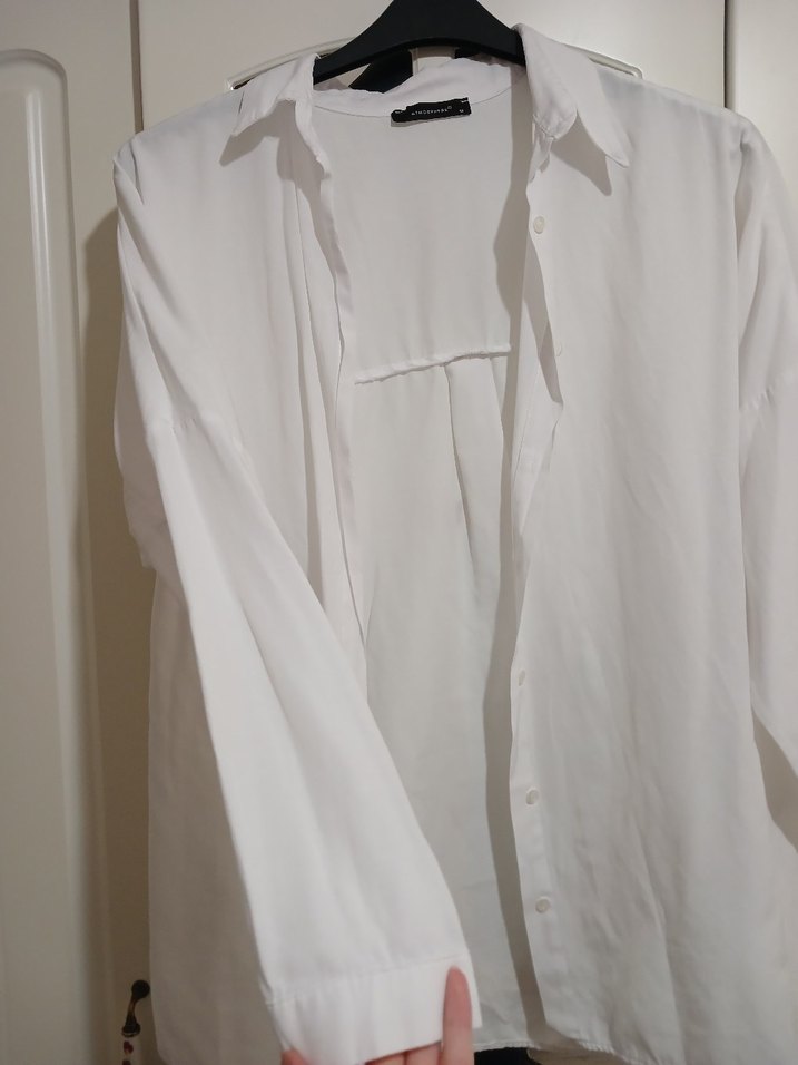 Beyaz Yaka Kadın Gömleği - Görsel 5
