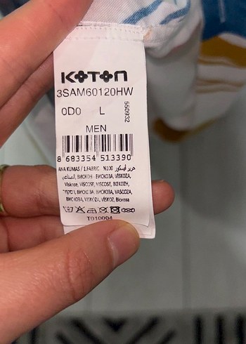 Koton Çok Renkli Erkek Gömlek