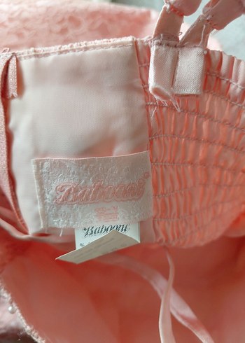 Dantel Detaylı Pembe Uzun Abiye çocuk Elbise 12 /13 yaş - Görsel 6