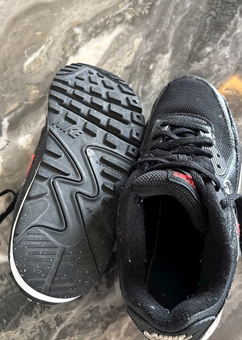 Nike Siyah Bağcıklı erkek çocuk Spor Ayakkabı - Görsel 4