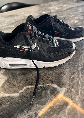 Nike Siyah Bağcıklı erkek çocuk Spor Ayakkabı - Görsel 2