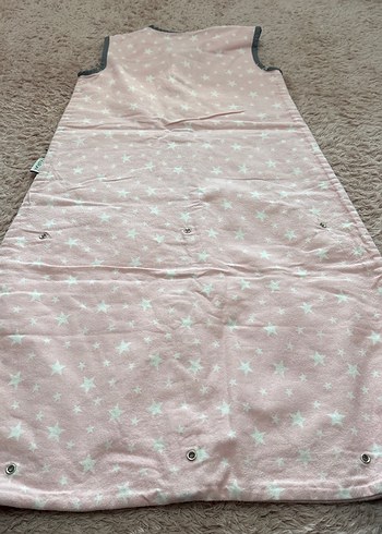 Pembe Yıldız Desenli Bebek Uyku Tulumu - Görsel 3