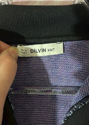 Dilvin Düğmeli Kısa Kollu Mavi Baskılı Gömlek