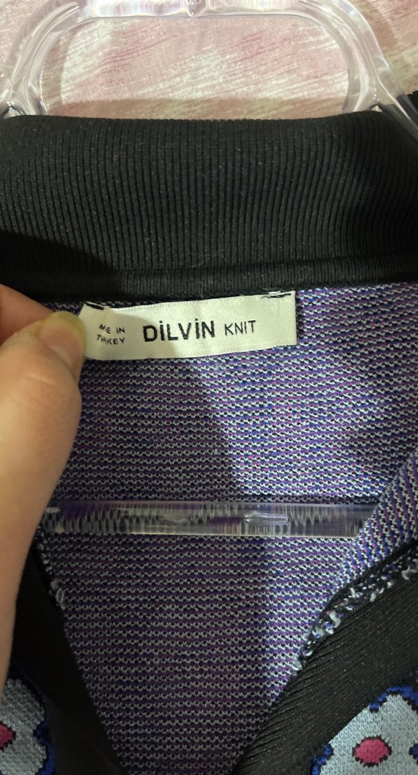 Düğmeli Kısa Kollu Mavi Baskılı Gömlek - Görsel 2