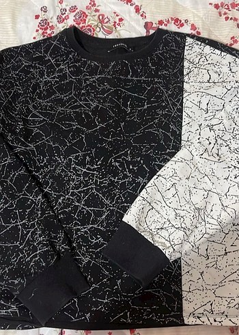 Kadın Siyah Uzun Kollu Salaş Sweatshirt