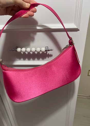 Mango Parlak Pembe Kadın  Çanta - Görsel 3