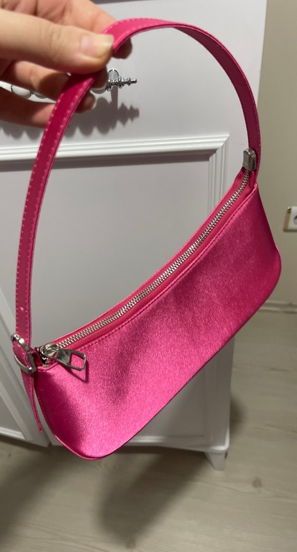 Mango Parlak Pembe Kadın  Çanta - Görsel 2