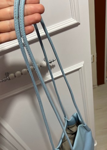 ADL Mavi Deri Kadın Çanta - Görsel 5