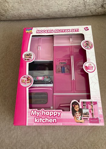 Pembe Modern Mutfak Seti - My Happy Kitchen