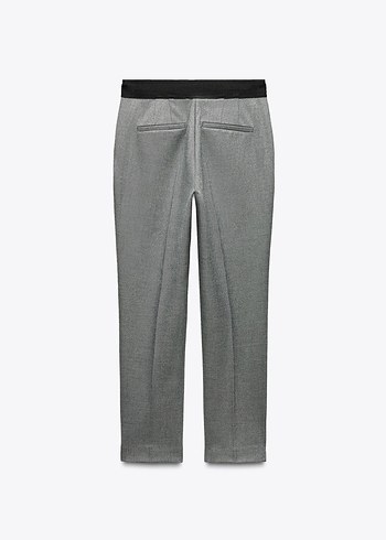 s Beden ZARA Orijinal Gri Kumaş Pantolon