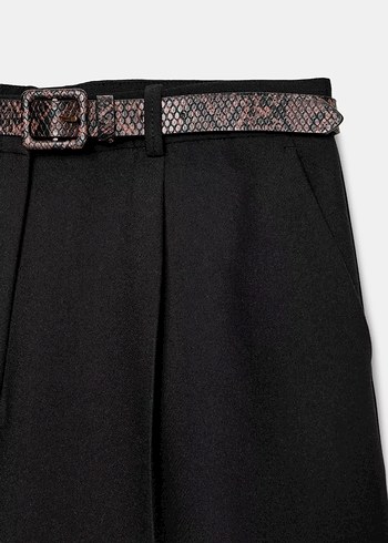 ZARA Orijinal Kemerli Uzun Bermuda - Görsel 6