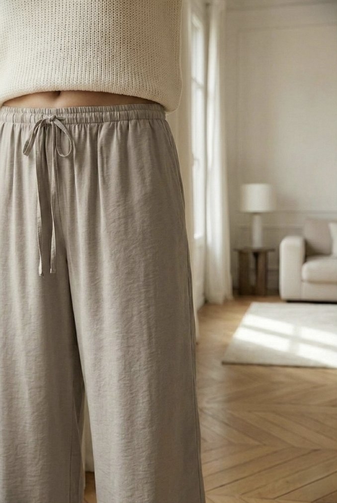 ZARA Orijinal Dökümlü Pantolon - Görsel 2