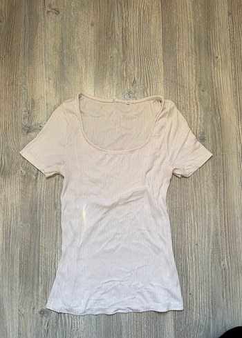 Beyaz Kısa Kollu Kadın Basic Tişört