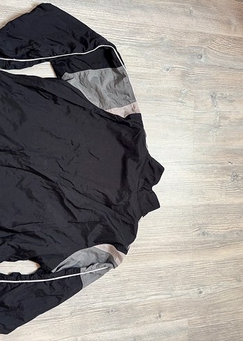 Nike Siyah Gri Fermuarlı Yağmurluk - Görsel 4