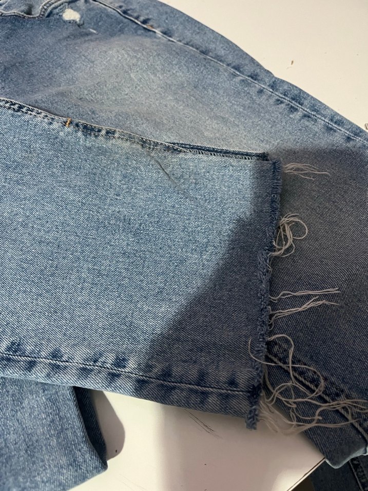 Kadın Mavi Jean Pantolon - Görsel 3