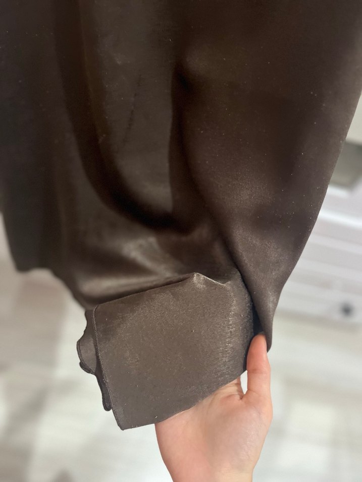 Saten bluz - Görsel 3