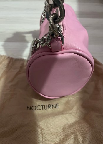 Zincirli pembe çanta - Görsel 3